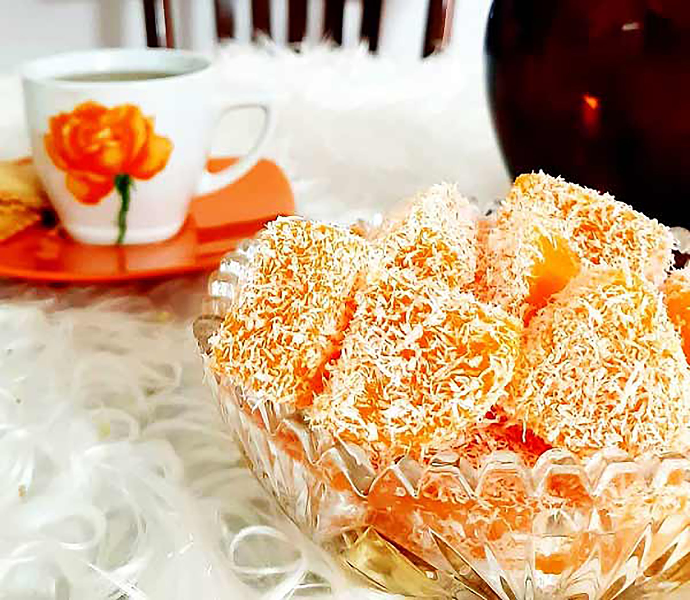 طرز پخت لوکوم نارنگی