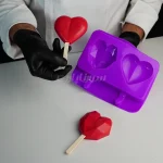 قالب سیلیکونی بستنی قلب - Image 4