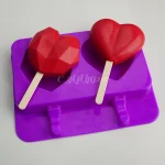 قالب سیلیکونی بستنی قلب - Image 5